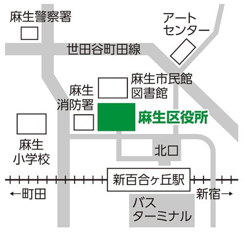 麻生区役所4階会議室