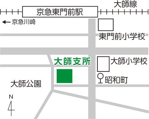 川崎区役所大師支所2階会議室