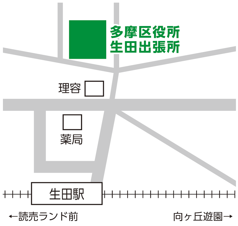 多摩区役所生田出張所2階大会議室